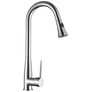 ברז פרח נשלף לכיור מטבח 2 מצבי זרימה דגם 61215 CUCINA אקווילה ניקל כרום פאר נש