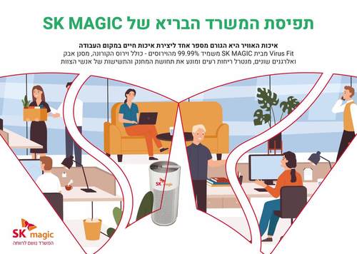 מטהר ומסנן אוויר SK MAGIC AIR PURIFIER