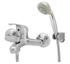 ברז סוללה מהקיר לאמבטיה דגם 350A PATO ניקל כרום 