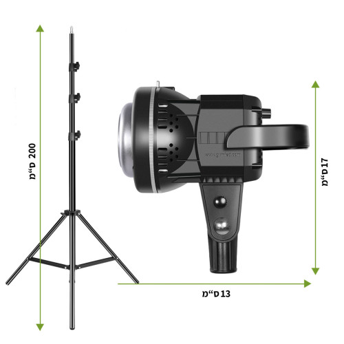 קיט תאורת סטודיו GVM 80S