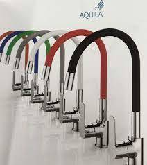 ברז פרח לכיור מטבח / רחצה דגם 900A פיה גומי גמישה DUCK אקווילה במגוון צבעים