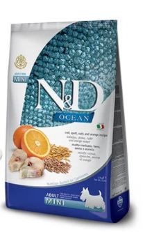 ND דג קוד, תפוז ושיבולת שועל 2.5 ק