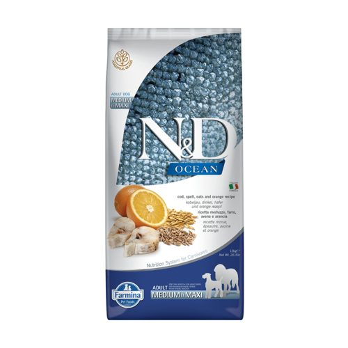 ND דג קוד, תפוז ושיבולת שועל 12 ק