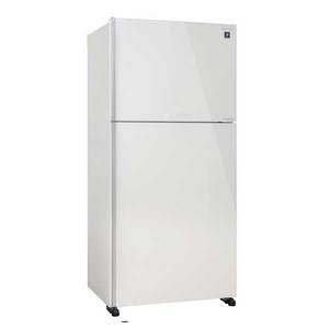 מקרר מקפיא עליון 600 ליטר Sharp SJ-4660 זכוכית לבנה