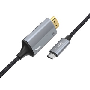 כבל תצוגה  Hoco UA13 Type-c to HDMI 4K  