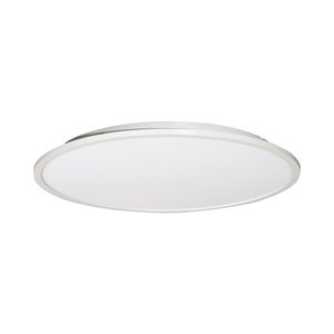 צמוד תקרה מרחף דק ועגול לבן SPICY 72W 80CM גוון אור משתנה בקליק Omega