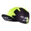 כובע רכיבה קיץ NEW CAP שחור-צהוב אריג מיקרופייבר מאוורר ומנדף מאוד