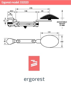 תומך זרוע ארגונומי Ergorest ER-332020