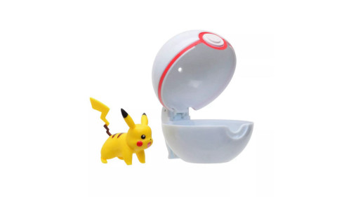 סט פסלון פוקימון – Pikachu + Premier Ball