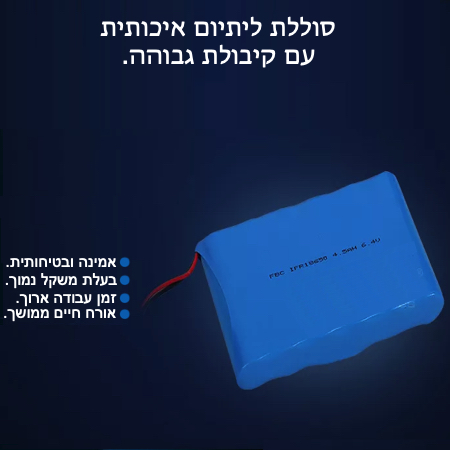 פנס רחוב סולארי עוצמתי 40 וואט דגם יוגב גוון אור לבן חם
