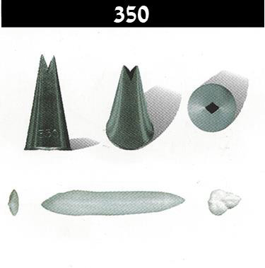 S-350 צנטר עלה ירוק (LEAF) לפרחים וקישוט, נירוסטה