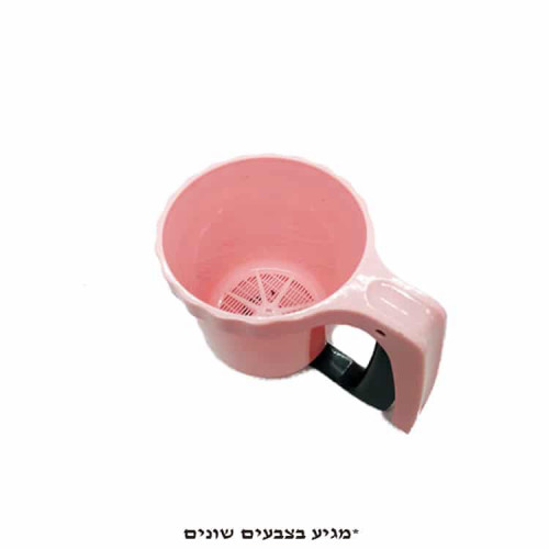 נפה ידנית קפיץ פלסטיק צבעים שונים
