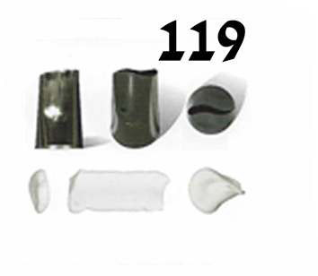 S-119 צנטר עלה ירוק (LEAF) מסולסל גדול, מתאים גם לכפל קישוט מוארך, נירוסטה