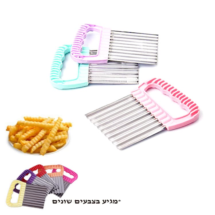סכין זיג זג לירקות, פירות וגבינות ידית נשיאה