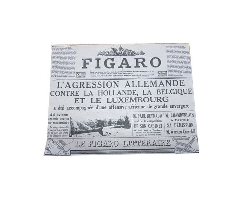 נייר פרגמנט מעוטר להגשה 25 יח’ FIGARO – רקע לבן