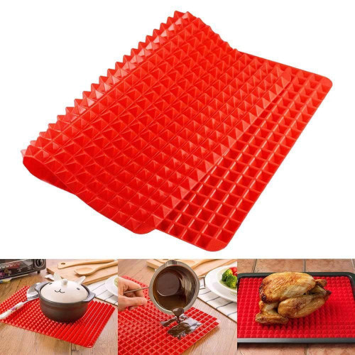 משטח סיליקון לאפייה וצלייה PYRAMID PAN