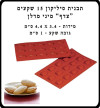 תבנית סיליקון 15 שקעים “צדף” מיני מדלן