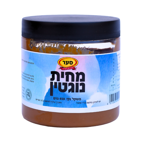 מחית נוגטין 50/50 – 450 גרם (פרווה)