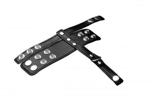 טבעת זקפה עם חובק לאשכים Cock Strap and Ball Stretcher