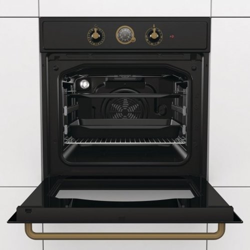 תנור בנוי 71 ליטר - עיצוב רטרו Gorenje גורנייה HY-BO7732CLB