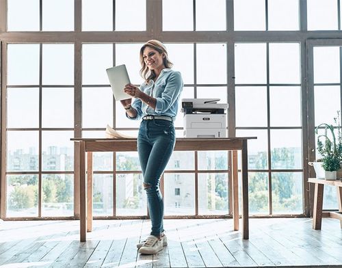 מדפסת לייזר משרדית משולבת Xerox B235V