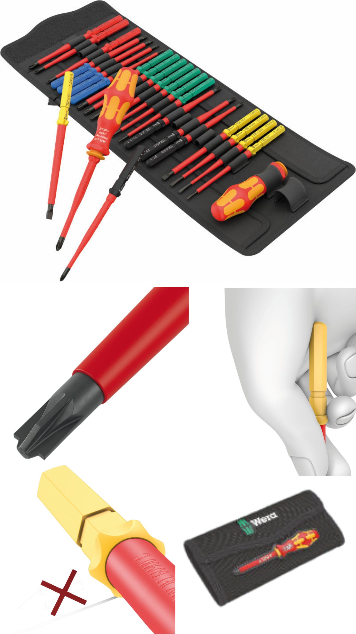 05006617001 סט 26 חלקים מבודד Kraftform Kompakt VDE Big Pack 1, 05006617001