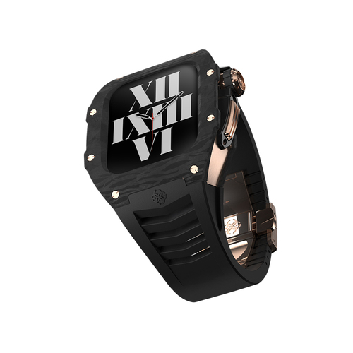 Apple Watch Case RSC ONYX BLACK RACING SPORT EDITION Golden