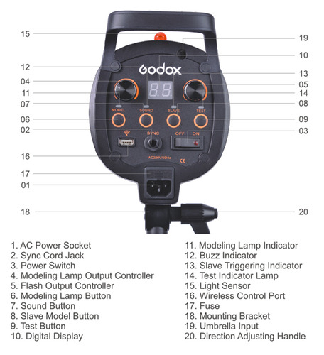 פלאש סטודיו GODOX QT-600