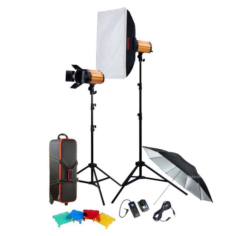 קיט 2 פלאשים סטודיו GODOX Smart 300SDI