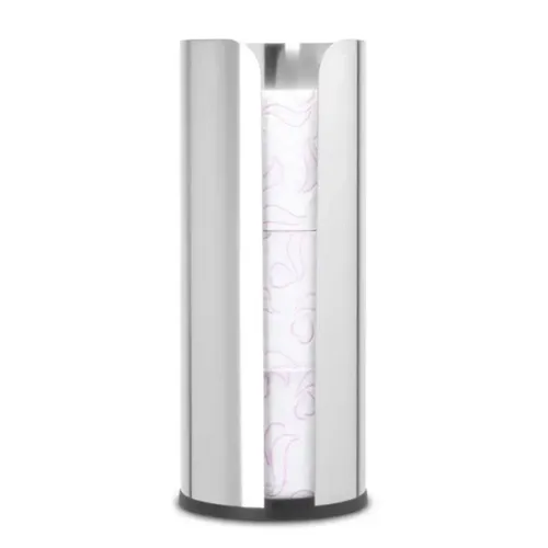 מתקן לגלילי נייר טואלט ניקל Brabantia מתוך קולקציית מתקנים לנייר טואלט (צילום מוצר מקורי) - שילוב מושלם בין נוחות שימוש יומיומית לסטייל נקי