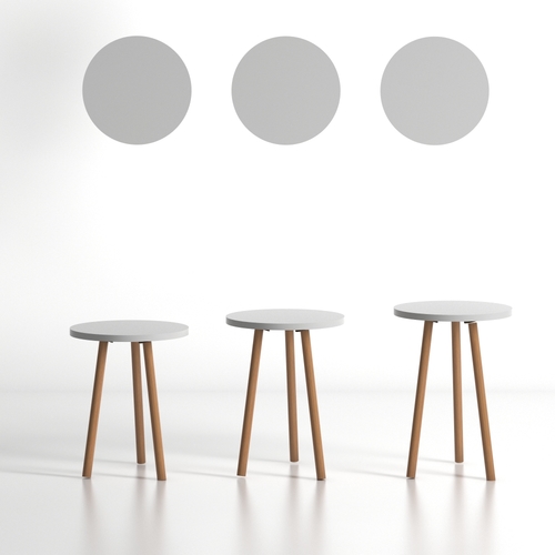 שלישיית שולחנות סלון דגם שירן