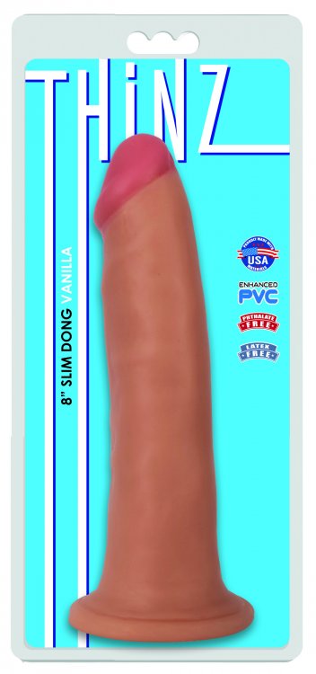 דילדו גוף PVC בעבודת יד גודל 20.3  ס"מ XR Brands - Thinz