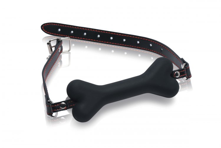 מחסום פה גאג עצם שחור XR-Brands Hound