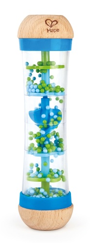 מקל גשם כחול מעץ לפעוטות