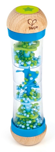 מקל גשם כחול מעץ לפעוטות