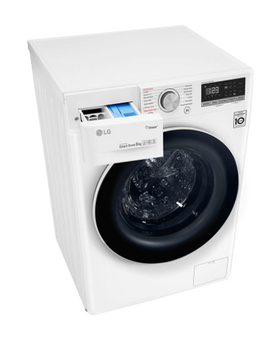 מכונת כביסה פתח קידמי LG F1409SW ‏9 ‏ק