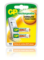 סוללות נטענות 2XGP AAA 650