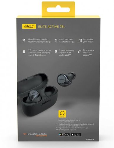 אוזניות JABRA Elite Active 75t True 