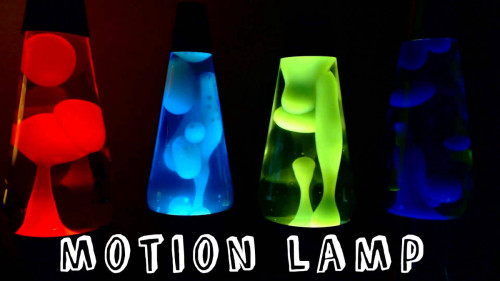 מנורת לבה Motion Lamp - דגם Rocket