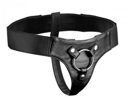 רתמה לסטרפ און XR Brands - Domina Wide Band Strap On Harness
