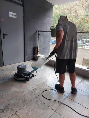 מכונת פוליש 17'' מקצועית 1200W + מברשות 103500-005 HUNTER