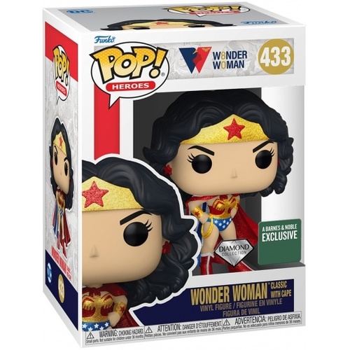 בובת פופ: (Wonder Woman With Cape (Exclusive - וונדרוומן עם גלימה