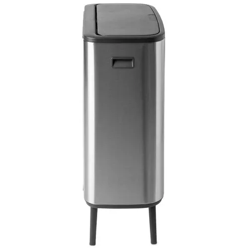פח ברבנטיה למטבח 60 ליטר - Brabantia BO מוברש מתוך קולקציית פחי אשפה למטבח (תקריב של המוצר) - עשוי מחומרים עמידים בפני לחות וחלודה לאורך זמן