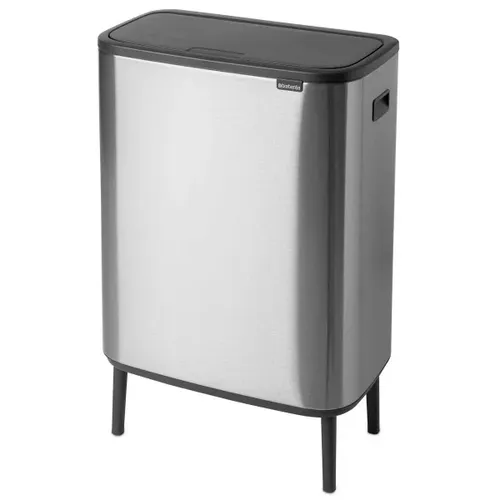 פח ברבנטיה למטבח 60 ליטר - Brabantia BO מוברש מתוך קולקציית פחי אשפה למטבח (מכלול ומידות) - איכות פרימיום בלתי מתפשרת ואחריות מלאה