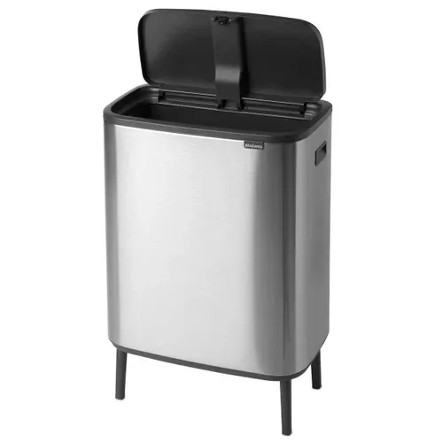 פח ברבנטיה למטבח 60 ליטר - Brabantia BO מוברש מתוך קולקציית פחי אשפה למטבח (מבט נוסף) - שילוב מושלם בין נוחות שימוש יומיומית לסטייל נקי