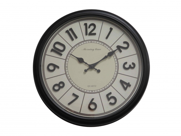 שעון קיר ספרות בולטות - סיאטל דגם: 4330-2  