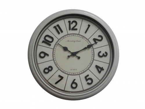 שעון קיר ספרות בולטות - סיאטל דגם: 4330-1  