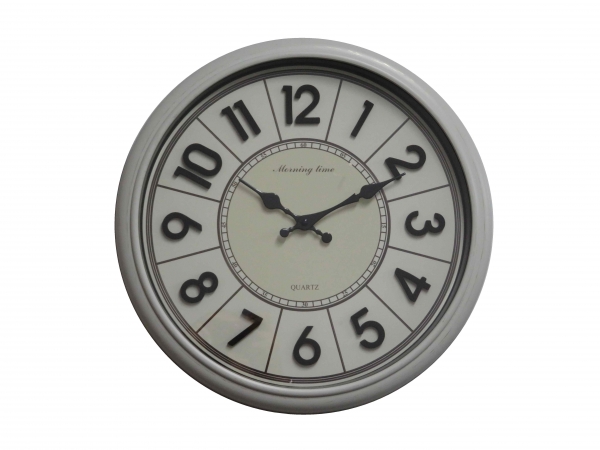 שעון קיר ספרות בולטות - סיאטל דגם: 4330-1  