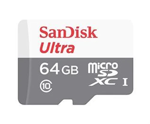 כרטיס זיכרון SanDisk Ultra SDSQUNR-064G Micro SD 100MB/s Class 10 נפח 64GB