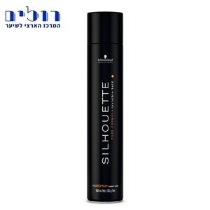 ספריי סופר הולד שוורצקופף - Schwarzkopf SILHOUETTE HAIRSPRAY | 500ml